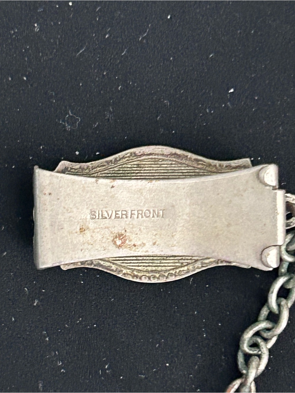 Antique New York Standard Pocket Watch &Monogramed Chain - Picture 2 of 9